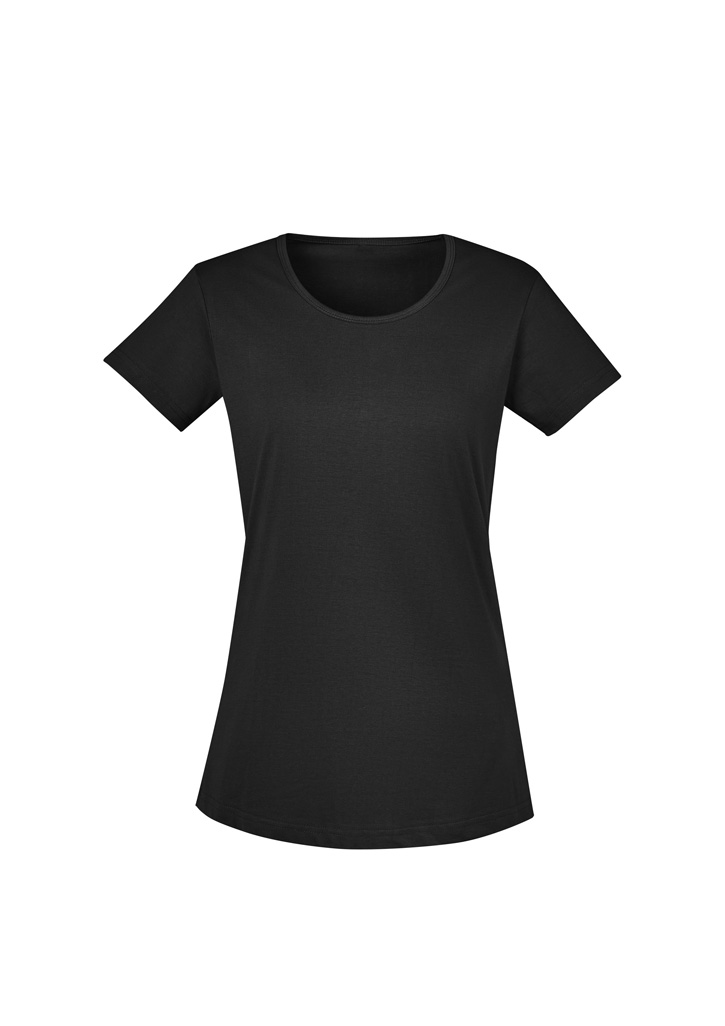 STREETWORX WOMENS TEE BLACK 2XL -100% Super Compact Cotton 160gsm