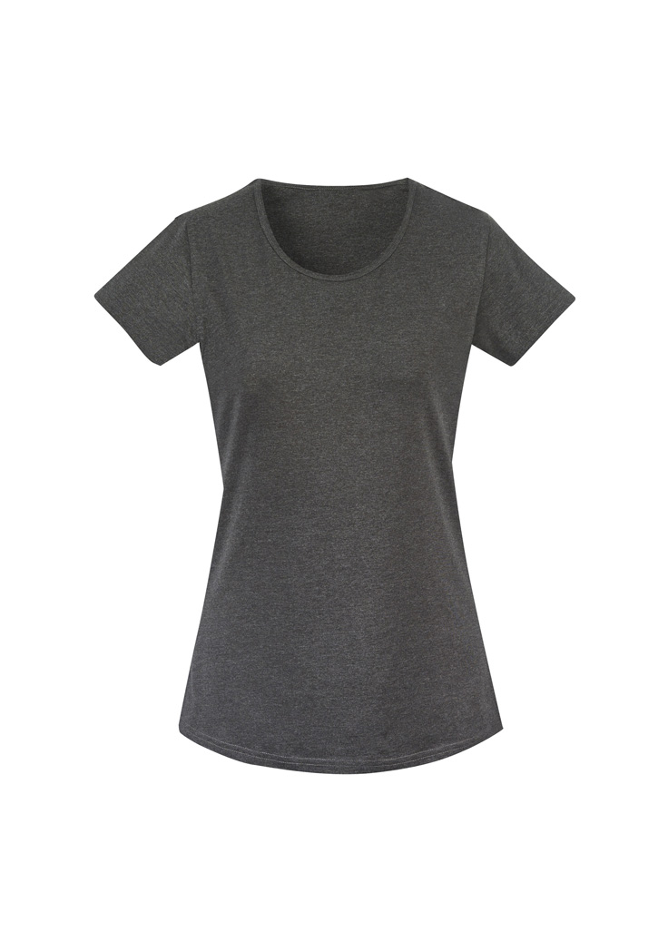 STREETWORX WOMENS TEE CHARCOAL 2XL -100% Super Compact Cotton 160gsm