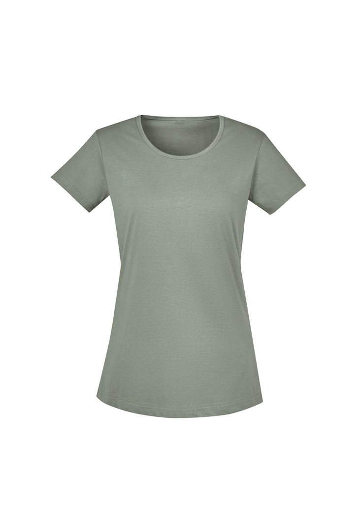 STREETWORX WOMENS TEE SLATE 2XL -100% Super Compact Cotton 160gsm