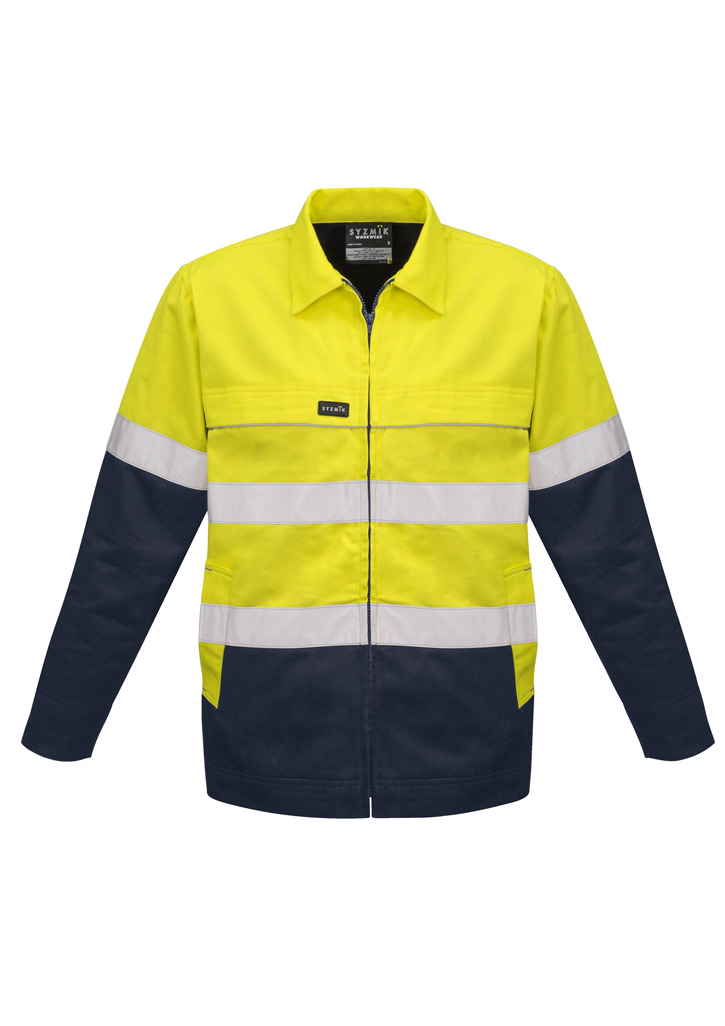 JACKET COTTON DRILL TAPED Y/N 2XL -310gsm