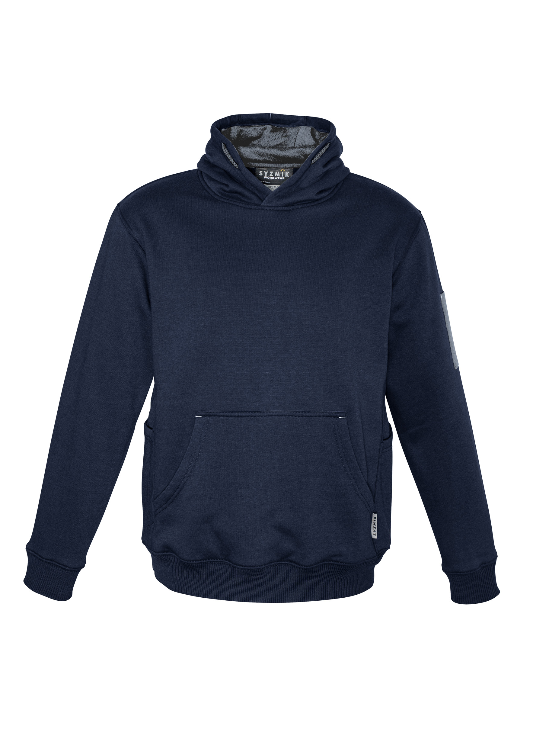 UNISEX HOODIE NAVY/CHARCOAL -55% Cotton, 45% Poly, 320 gsm