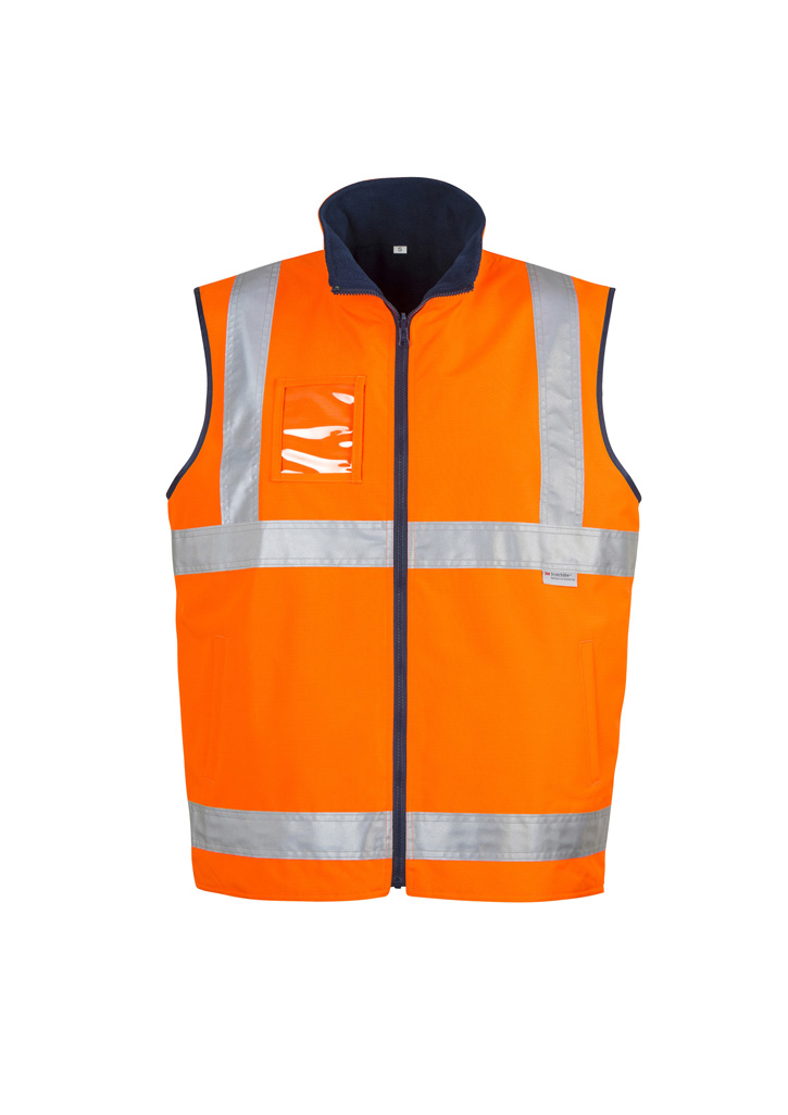 VEST HI VIS LIGHWEIGHT O 2XL - 300D OXFORD POLYESTER