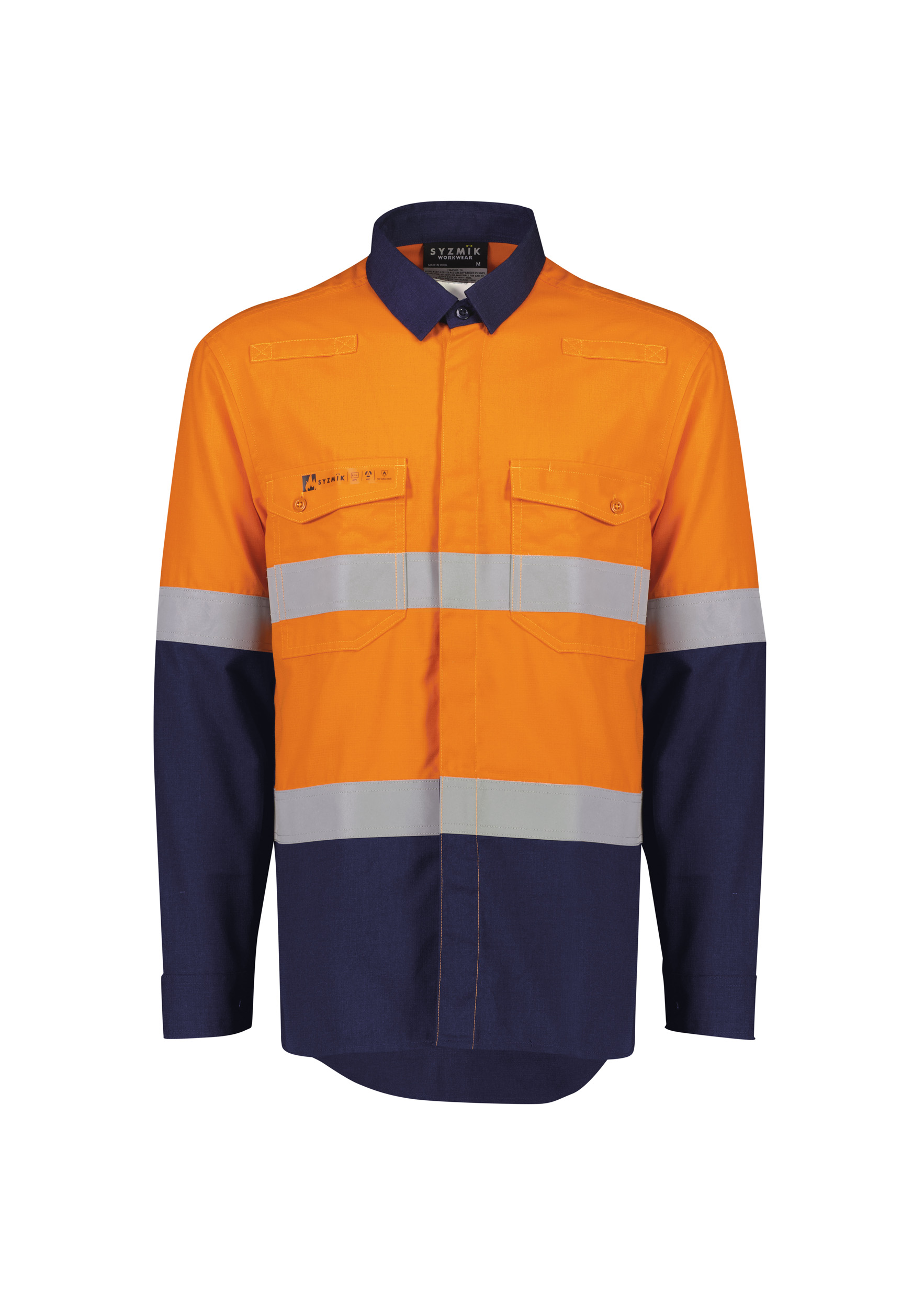 FR ORANGE FLAME RIPSTOP L/W O/N 2XL 165GSM PPE/HRC 2 10.3CAL