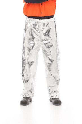 ALUMINISED ARAMID OVERPANT 2XL -AVAILABLE WITH BRACES